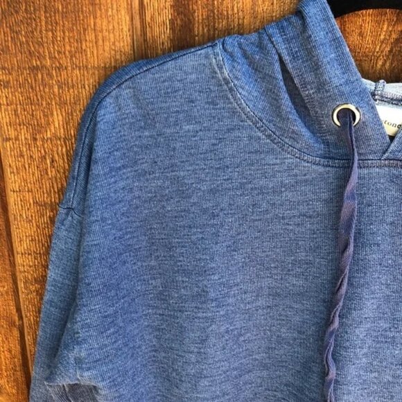 Cloth and Stone Cropped Lightweight Hooded Sweatshirt Top Medium - Picture 5 of 9